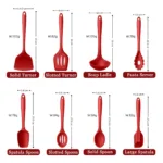 Silicone Kitchen Utensils Set