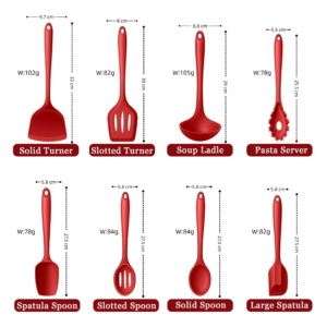 Silicone Kitchen Utensils Set