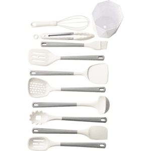 kitchen utensils set with holder