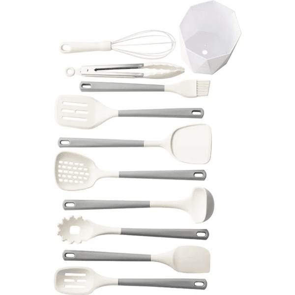 kitchen utensils set with holder
