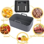 silicone air fryer liner