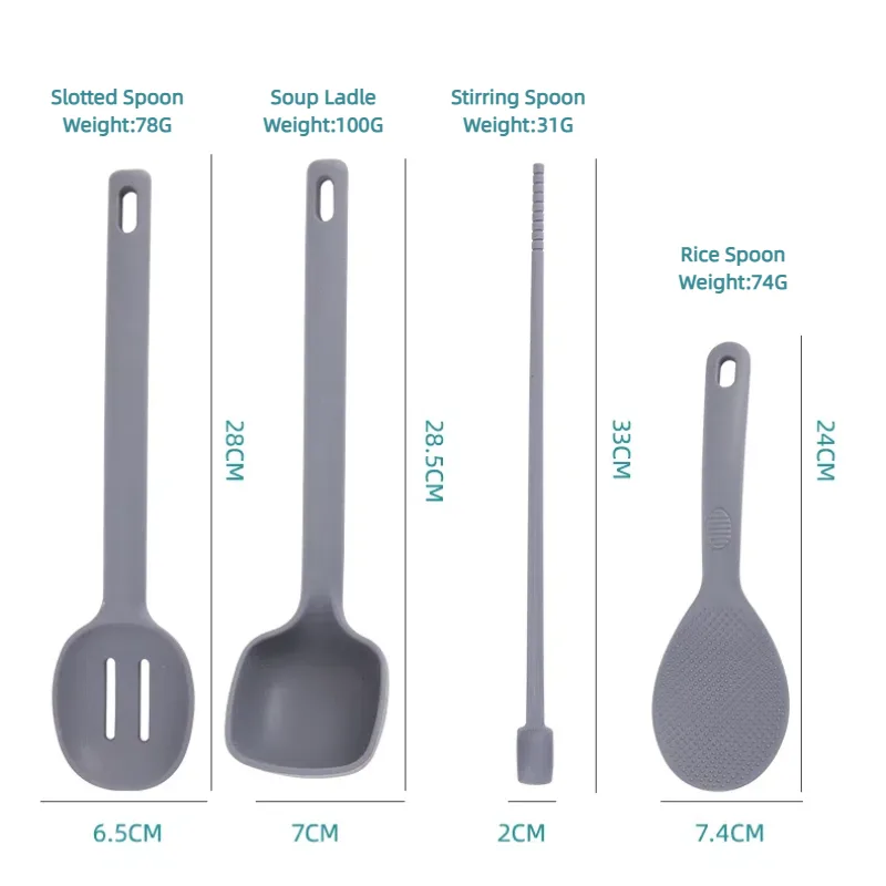 silicone utensils