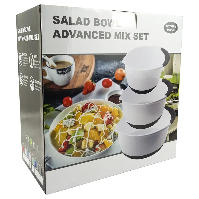 salad mixing bowl set
