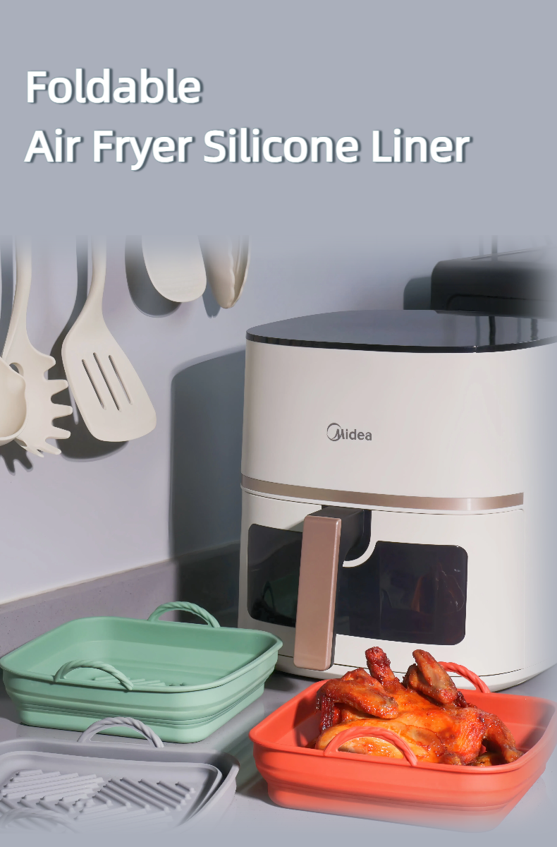 silicone air fryer liners