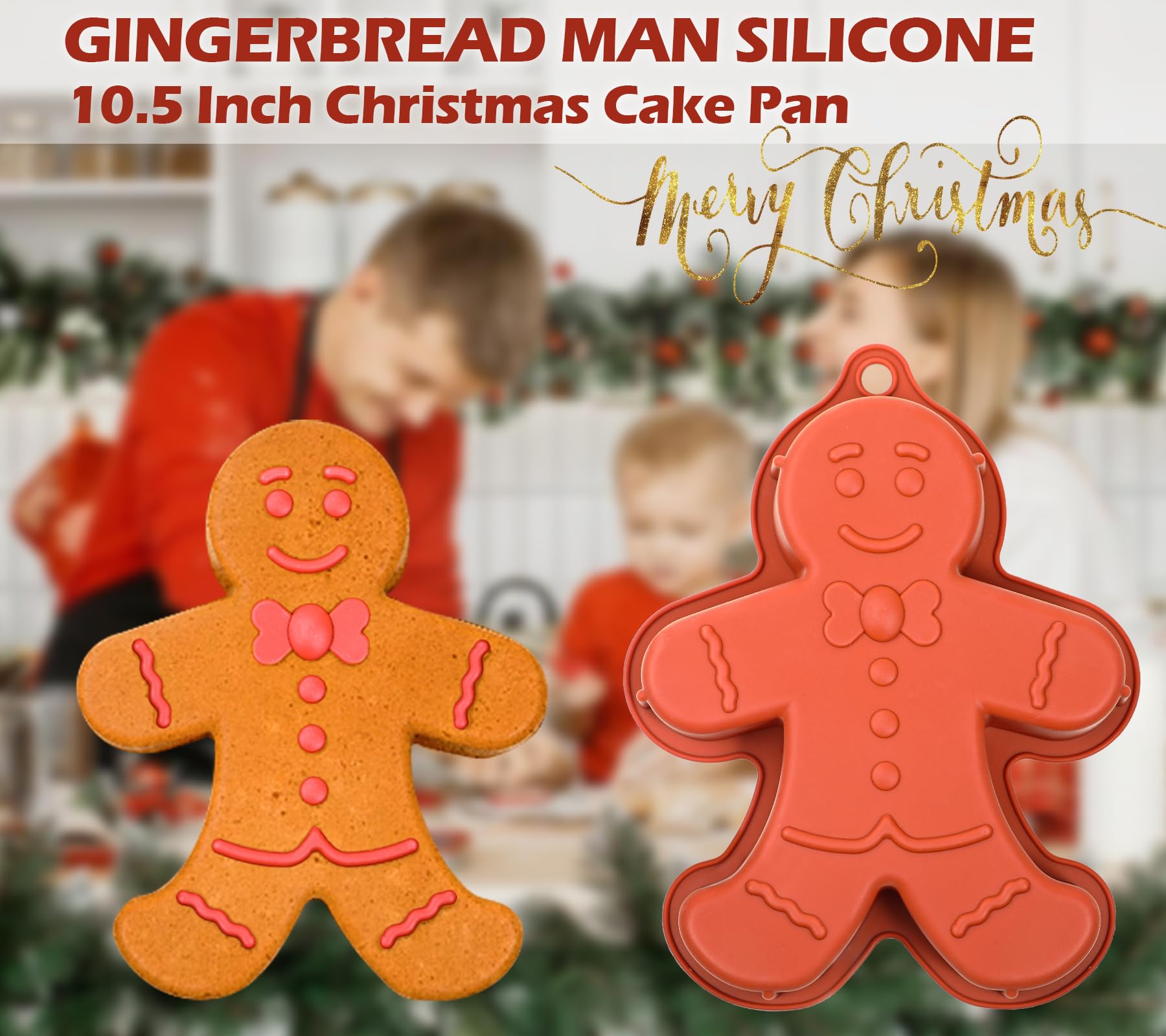 Gingerbread Man Cake Molds